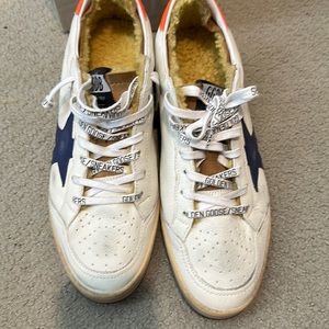 NEW 40 Golden Goose | White & Gray 'Touch the Sky' Ballstar Box & Dust bag incl